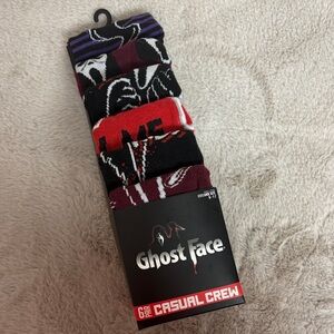 NWT Ghost Face Socks